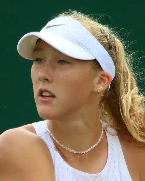 Mirra Andreeva bei der Wimbledon-Qualifikation 2023
