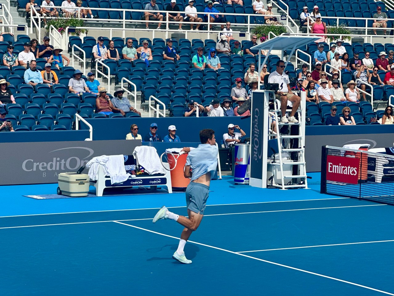 Alexander Blockx at the Cincinnati Open