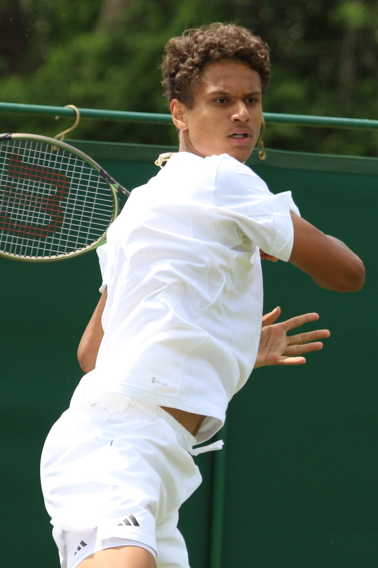 Gabriel Diallo at Wimbledon qualifying