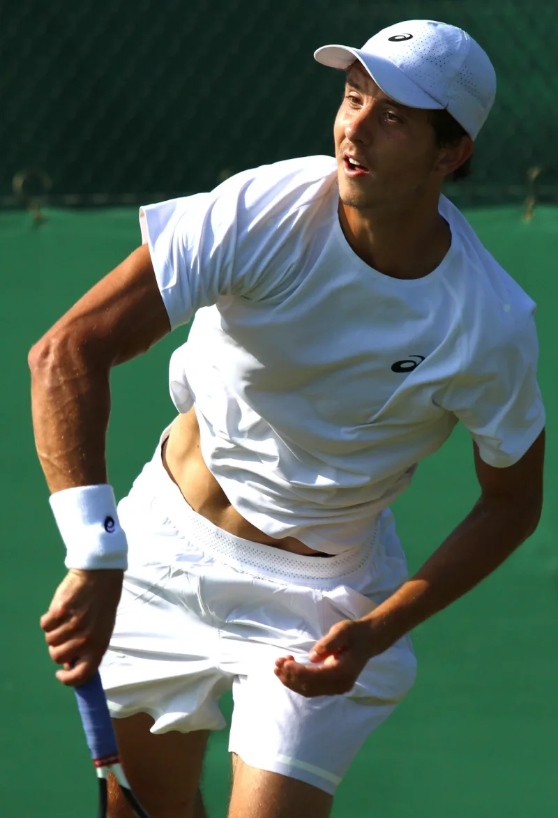 Matej Dodig in Wimbledon qualifying