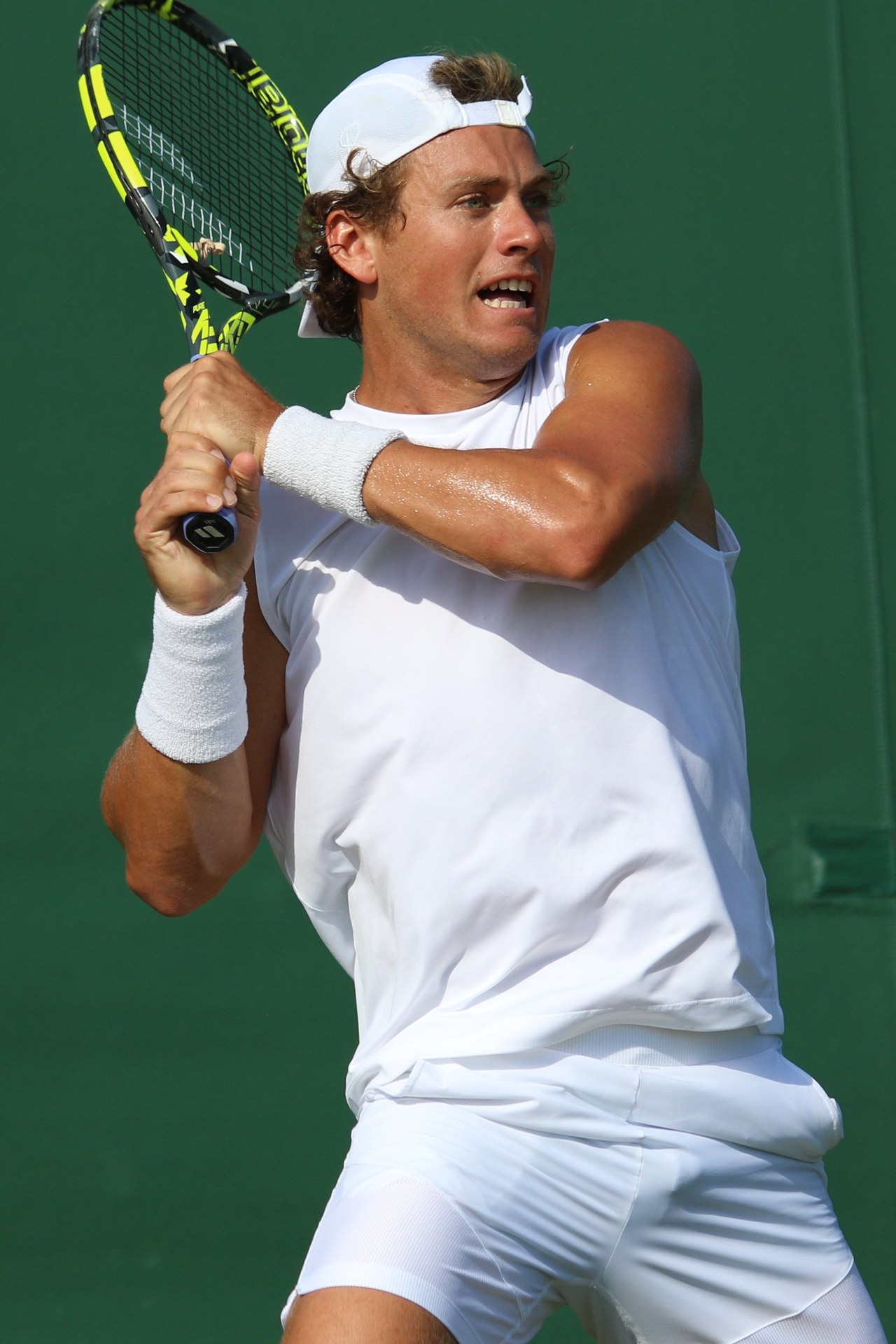 Liam Draxl at Wimbledon qualifying