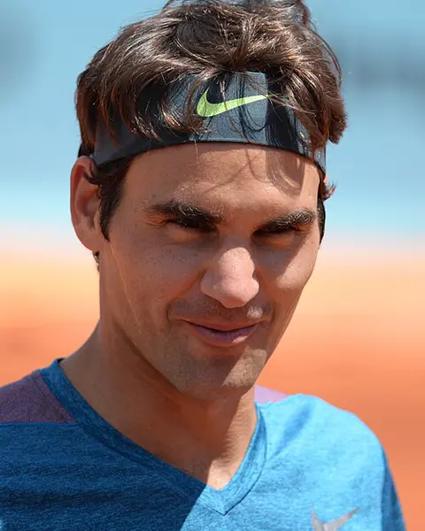 Portrait of Roger Federer