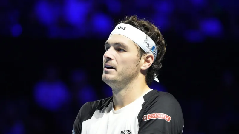 Taylor Fritz at the Swiss Indoors in Basel