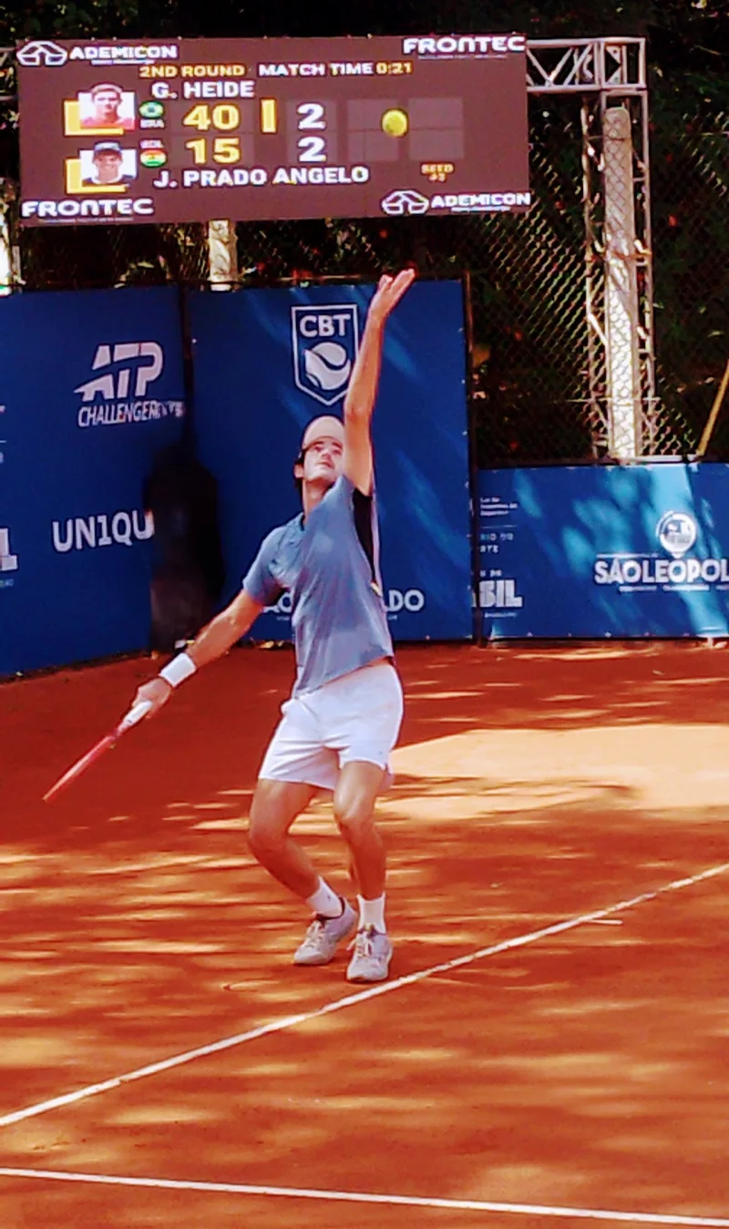 Gustavo Heide at the Sao Leo Open in Sao Leopoldo