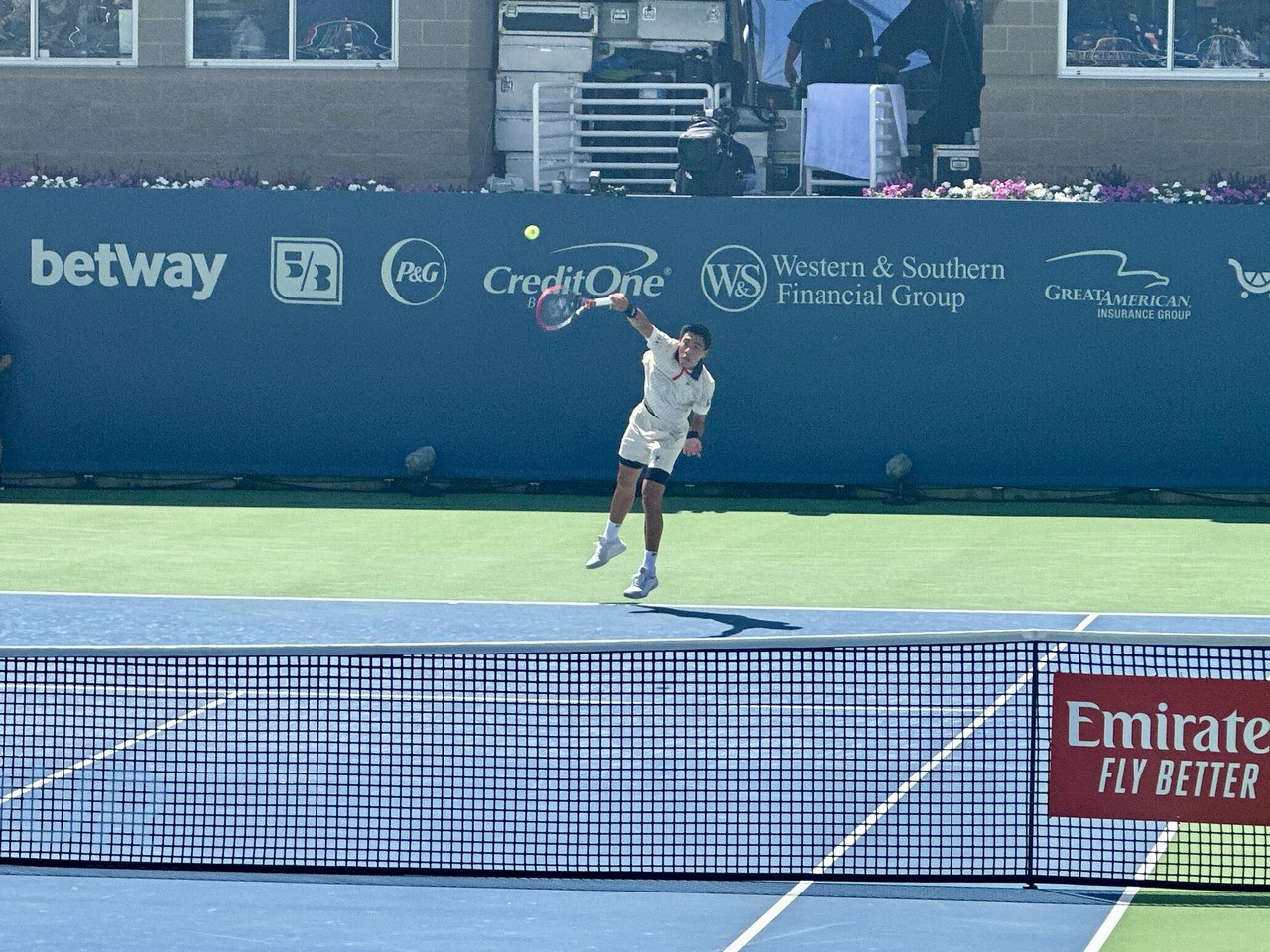 Brandon Nakashima at the Cincinnati Open
