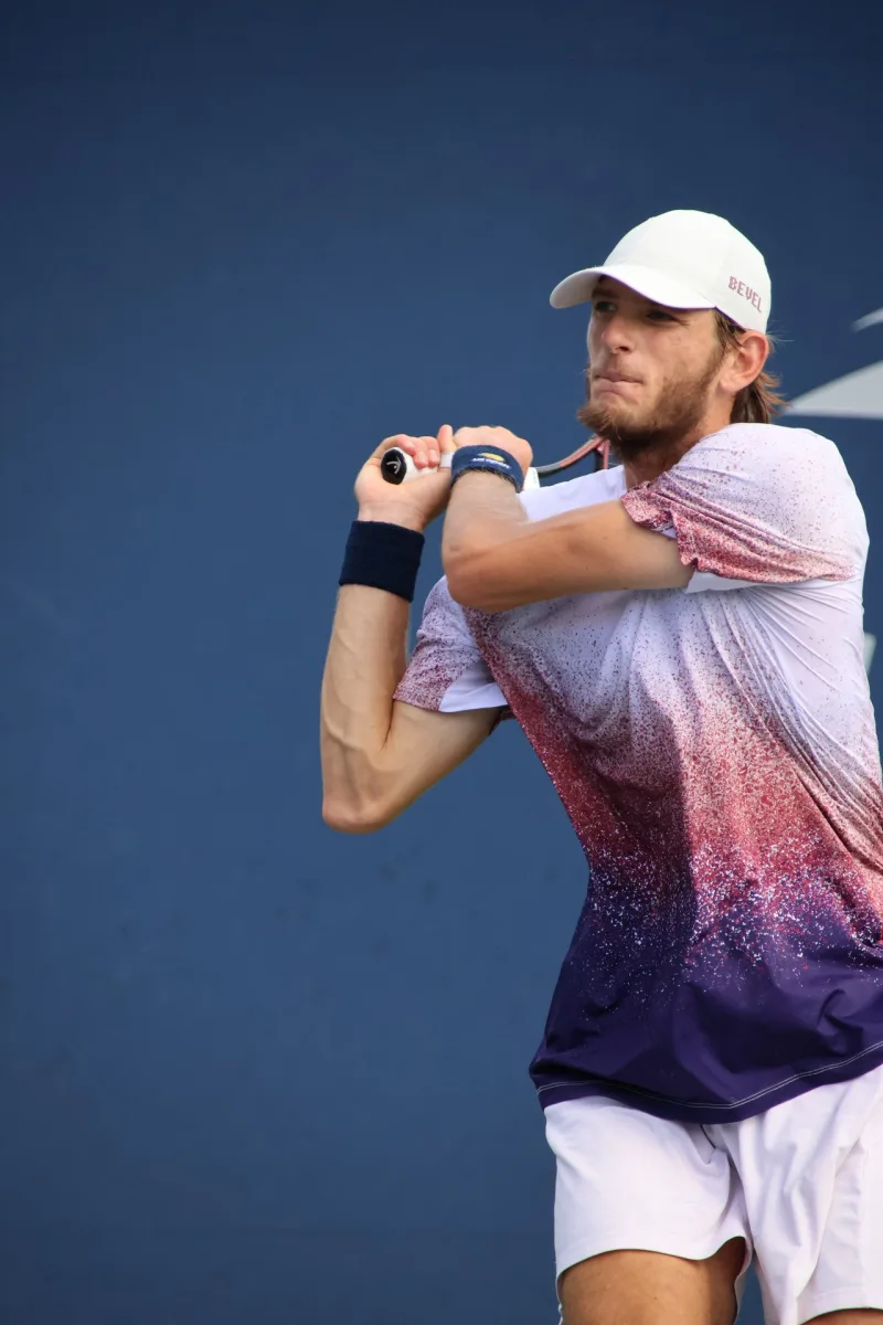 Stefanos Sakellaridis in US Open first-round qualifying