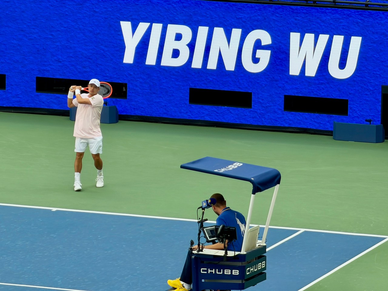 Yibing Wu at the US Open